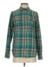 Toad & Co Plaid Green Long Sleeve Button-Down Shirt Size XS - photo 1
