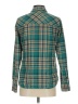 Toad & Co Plaid Green Long Sleeve Button-Down Shirt Size XS - photo 2