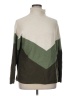 Rachel Zoe Color Block Green Pullover Sweater Size 1X - photo 1