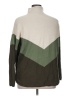 Rachel Zoe Color Block Green Pullover Sweater Size 1X - photo 2