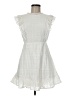 Simplee White Casual Dress Size M - photo 1
