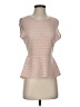 BCBGMAXAZRIA Pink Short Sleeve Top Size S - photo 1