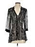 Joie Black 3/4 Sleeve Blouse Size S - photo 1