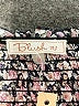 Blush 100% Rayon Print Black Cocktail Dress Size M - photo 7