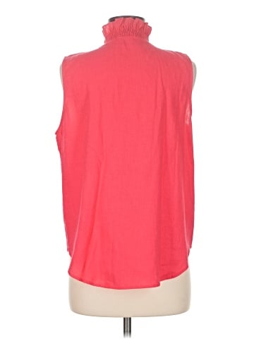 Ellen Tracy Sleeveless Button-Down Shirt (view 2)