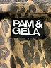 Pam & Gela Animal Print Brown Jacket Size S - photo 6