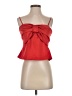 Ann Taylor LOFT 100% Polyester Red Sleeveless Blouse Size 0 - photo 1
