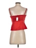Ann Taylor LOFT 100% Polyester Red Sleeveless Blouse Size 0 - photo 2