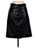Ruth Wagner 100% Leather Black Leather Skirt Size 10 - photo 2