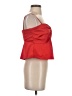 Ann Taylor LOFT 100% Polyester Red Sleeveless Blouse Size 0 - photo 4