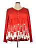 Unbranded Red Long Sleeve Blouse Size 5X - photo 1