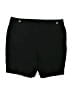 Rafaella Solid Black Board Shorts Size 18 - photo 1
