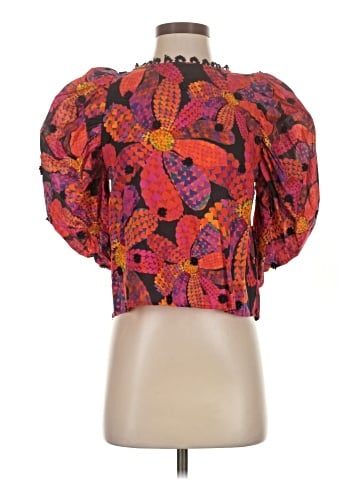 FARM Rio Short Sleeve Blouse (view 1)