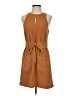 Joie 100% Polyester Solid Brown Casual Dress Size XS - photo 1