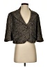 Elie Tahari Chevron-herringbone Brown Blazer Size S - photo 1