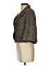 Elie Tahari Chevron-herringbone Brown Blazer Size S - photo 5