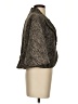 Elie Tahari Chevron-herringbone Brown Blazer Size S - photo 4