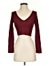Shein Burgundy Cardigan Size 4 - photo 1