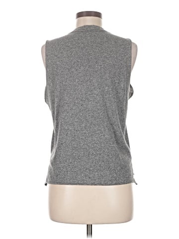 Aqua Sleeveless T-Shirt (view 2)