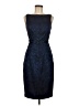 Cache Luxe Paisley Blue Cocktail Dress Size 8 - photo 1