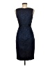 Cache Luxe Paisley Blue Cocktail Dress Size 8 - photo 2