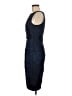 Cache Luxe Paisley Blue Cocktail Dress Size 8 - photo 5