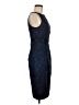 Cache Luxe Paisley Blue Cocktail Dress Size 8 - photo 4