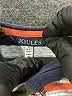 Joules 100% Cotton Stripes Orange Long Sleeve Henley Size 2 - photo 3