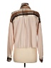 Illa Illa Plaid Tan Long Sleeve Blouse Size M - photo 2