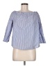 Zara Blue 3/4 Sleeve Blouse Size M - photo 1