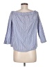 Zara Blue 3/4 Sleeve Blouse Size M - photo 2