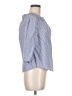 Zara Blue 3/4 Sleeve Blouse Size M - photo 4