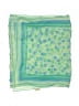 Glentex 100% Nylon Floral Green Scarf One size - photo 2