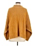 Topshop 100% Acrylic Yellow Poncho Size 8 - 10 - photo 1