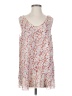 CAbi 100% Polyester White Pink Sleeveless Blouse Size M - photo 1