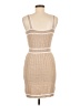 Unbranded 100% Viscose Color Block Tan Cocktail Dress Size M - photo 2