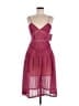 Self-Portrait 100% Polyester Pink Cocktail Dress Size 6 - photo 1