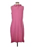 Talbots Solid Pink Casual Dress Size M - photo 2