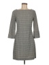 H&M Plaid Gray Casual Dress Size 6 - photo 1