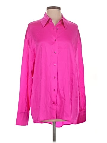 retrofête Long Sleeve Silk Top (view 1)