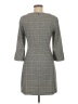 H&M Plaid Gray Casual Dress Size 6 - photo 2