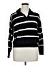 TRUTH BY REPUBLIC Stripes Black Pullover Sweater Size XL - photo 1
