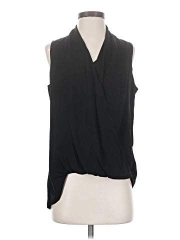 Ecru Sleeveless Silk Top (view 1)