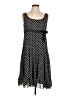 Sandra Darren Polka Dots Black Casual Dress Size 12 - photo 1