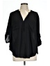 Torrid 100% Polyester Black 3/4 Sleeve Blouse Size Lg Plus (0) - photo 1