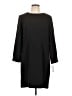 Nine West Solid Black Casual Dress Size L - photo 1