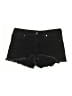 Mudd Stars Black Denim Shorts Size 7 - photo 1