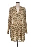 Molly Bracken 100% Polyester Tan Long Sleeve Blouse Size M - photo 1