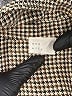 Dee Elly Houndstooth Brown Long Sleeve Blouse Size L (estimated) - photo 7