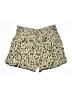 Three Dots 100% Rayon Animal Print Gold Shorts Size L - photo 1